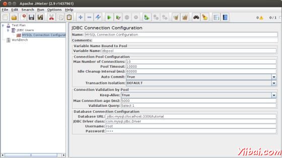 JDBC Configuration Pool